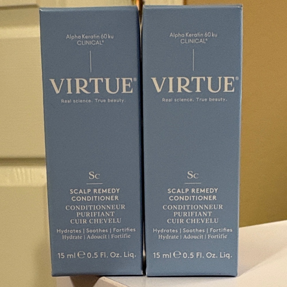 NEW Set Of 2 Virtue Scalp Remedy Conditioner